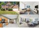 Real Estate Collage: exterior, living room, kitchen and main bedroom at 5330 Willow Park Blvd, Atlanta, GA 30349
