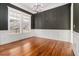 Elegant dining room features dark walls and detailed trimwork at 970 Welch Sw St, Atlanta, GA 30310