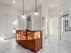 Stylish kitchen with granite countertops, central island, and ample cabinet space at 970 Welch Sw St, Atlanta, GA 30310