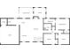 Floor plan showing the kitchen, living room, bedrooms, and garage layout of the home at 303 Fireside Trl, Douglasville, GA 30134