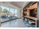 A wet bar with cowhide chairs and an outdoor lounge offers great views at 400 W Peachtree Nw St # 3412, Atlanta, GA 30308