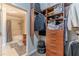 Well-organized closet with bathroom access and great natural light at 400 W Peachtree Nw St # 3412, Atlanta, GA 30308