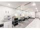 Modern business center with glass partitions, individual desks and high-end copy machine in an upscale urban setting at 400 W Peachtree Nw St # 3412, Atlanta, GA 30308