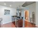 Kitchen area with granite countertops and stainless steel appliances at 400 W Peachtree Nw St # 3412, Atlanta, GA 30308
