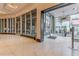 Modern lobby with tile floors and large windows that offer plenty of natural light in an upscale urban setting at 400 W Peachtree Nw St # 3412, Atlanta, GA 30308