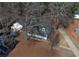 Aerial view showcasing the home's private wooded lot at 410 Invector Ct, Locust Grove, GA 30248
