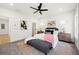 Bright primary bedroom with wood floors, neutral tones, and recessed lighting at 2860 3Rd Sw Ave, Atlanta, GA 30315