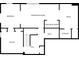 Basement floor plan showing layout of rooms, including bedroom, office, and recreation room at 4460 Wimberly Way, Cumming, GA 30028
