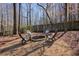 Cozy firepit area with gravel and chairs, perfect for outdoor gatherings and enjoying cool evenings at 4460 Wimberly Way, Cumming, GA 30028