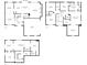 Detailed floorplans showcasing the layouts of all floors including room dimensions at 4460 Wimberly Way, Cumming, GA 30028