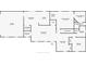 A detailed floor plan showcasing the layout of the home, including the kitchen, bedrooms, and living areas at 6365 Mountain View Trl, Cumming, GA 30041