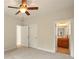Spacious bedroom with view to full ensuite bathroom and closet at 8056 Revere Dr, Mcdonough, GA 30252