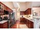 Modern kitchen with stainless steel appliances, granite countertops, and ample cabinet space at 97 Old Burnt Hickory Rd, Acworth, GA 30101
