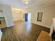 Inviting living room with hardwood floors, a fireplace, and access to an outdoor deck at 1059 Sims Sw St, Atlanta, GA 30310