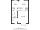 First story layout of open floor plan including kitchen, dining and living room at 6520 Roswell Rd # 74, Atlanta, GA 30328