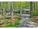 Single story home with a long driveway surrounded by mature trees and landscaping at 1959 Grand Prix Ne Dr, Atlanta, GA 30345