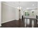 Bright living room with hardwood floors, fireplace, and ample space for entertaining at 1829 Hislop Ln, Atlanta, GA 30345