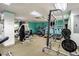 Community fitness center with ample exercise equipment and space for a full workout at 57 Forsyth Nw St # 16D, Atlanta, GA 30303