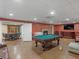 Basement featuring a pool table, game table, and ample space at 8531 N Shore Dr, Jonesboro, GA 30236