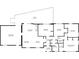 Detailed floor plan showcasing the layout, including the living room, bedrooms, kitchen, and outdoor deck at 2917 Mcafee Rd, Decatur, GA 30032