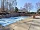 Closed outdoor pool, fenced-in area for seasonal enjoyment and relaxation at 112 Estates At The Lake Dr, Canton, GA 30114