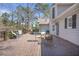 Extensive back deck providing outdoor seating with wooded backyard views at 65 Deer Run Ln, Mcdonough, GA 30252