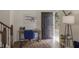 Welcoming entryway with a functional desk area and stylish decor accents at 1000 Bozeman Dr, Atlanta, GA 30341