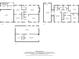 Detailed floor plan showcasing the layout of the main floor with room dimensions at 2086 Mountain Creek Ct, Stone Mountain, GA 30087