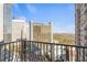 Balcony with city view, offering serene outdoor space for relaxation and enjoyment of the surrounding urban landscape at 195 14Th Ne St # 2105, Atlanta, GA 30309