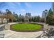 Scenic courtyard with a gazebo, manicured lawn and landscaping, and an inviting exterior ambiance at 195 14Th Ne St # 2105, Atlanta, GA 30309