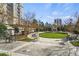 Exterior courtyard featuring a gazebo, seating and manicured landscaping at 195 14Th Ne St # 2105, Atlanta, GA 30309