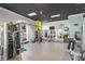 Modern fitness center with weight machines, treadmills, and workout equipment at 195 14Th Ne St # 2105, Atlanta, GA 30309