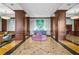 Elegant lobby with ornate floors and columns at 195 14Th Ne St # 2105, Atlanta, GA 30309