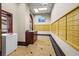 Residential mail room featuring individual mail boxes, a counter and a decorative stone tile floor at 195 14Th Ne St # 2105, Atlanta, GA 30309