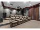 Home theater room equipped with comfortable recliners and a projection screen at 195 14Th Ne St # 2105, Atlanta, GA 30309