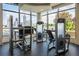 Well-equipped gym with modern fitness equipment and panoramic city views for an inspiring workout at 270 17Th Nw St # 2002, Atlanta, GA 30363