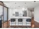 Modern kitchen featuring island with bar seating, quartz countertops, and stainless appliances at 270 17Th Nw St # 2002, Atlanta, GA 30363