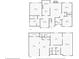 Detailed floor plan showcasing the layout of the home's first floor and basement at 1772 Ascot Nw Run, Acworth, GA 30102