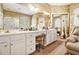 Large bathroom boasts double sinks, ample counter space, and well-lit vanity area at 11 Tallulah Ct, Jonesboro, GA 30236