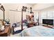 Inviting bedroom boasts bright light, fun decor and ample closet space at 11 Tallulah Ct, Jonesboro, GA 30236