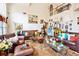 Spacious living room with high ceilings, and hardwood flooring is great for entertaining at 11 Tallulah Ct, Jonesboro, GA 30236