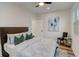 Bright bedroom with hardwood floors, neutral walls, and comfortable bed at 2014 Cambridge Ave, Atlanta, GA 30337