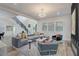 Inviting living room with a comfortable sofa, stylish decor, and ample natural light from large windows at 2014 Cambridge Ave, Atlanta, GA 30337