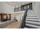 Spacious living room with soaring ceilings, hardwood floors, and abundant natural light at 2014 Cambridge Ave, Atlanta, GA 30337