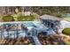 The community pool and amenity center, including a covered outdoor space at 326 Bethel Dr, Woodstock, GA 30189