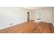 Spacious living room with hardwood floors and neutral paint at 2379 Ridgeway Dr, Atlanta, GA 30360