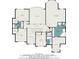 Second floorplan showing layout of bedrooms, bathrooms, laundry room, and walk-in closets at 6350 Old Wood Hollow Way, Buford, GA 30518