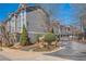 Street view of the townhome community with meticulously maintained landscaping at 1059 Park Row North Se, Atlanta, GA 30312