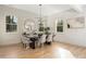 Elegant dining room with wainscoting and modern lighting at 1103 Boulevard Se Dr, Atlanta, GA 30317