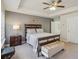 Spacious main bedroom features a tray ceiling, neutral carpet, and a relaxing atmosphere at 426 Mulberry Se Row, Atlanta, GA 30354